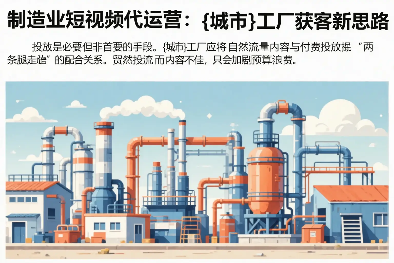 制造业短视频代运营：红古工厂获客新思路